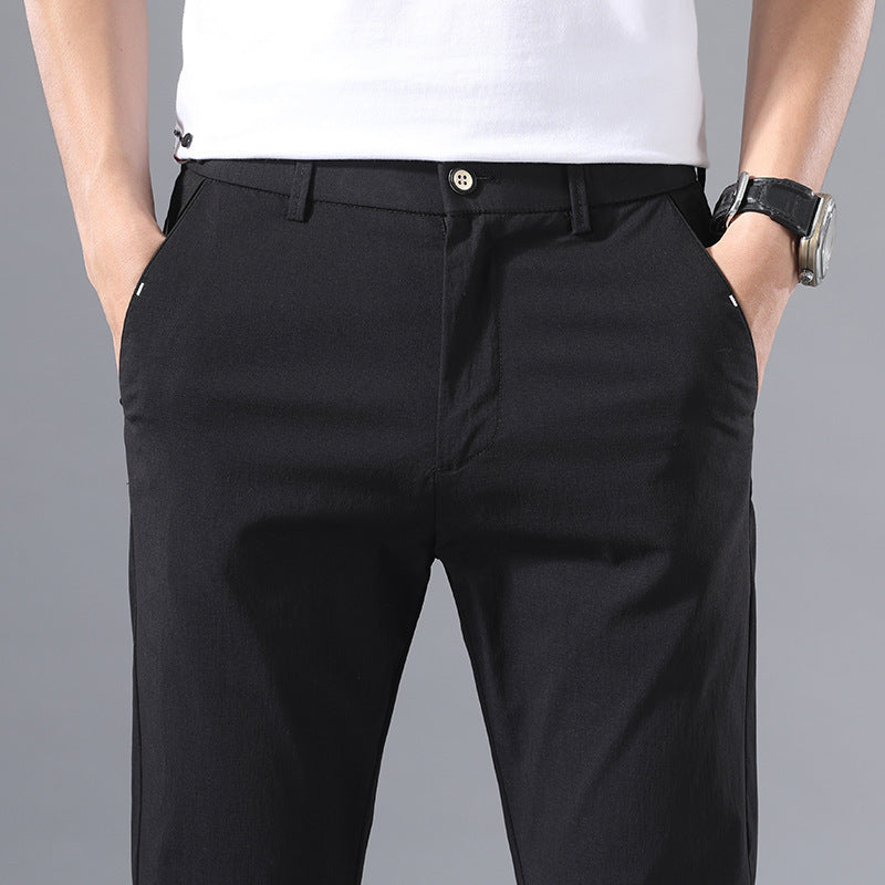 Summer Pants Men's Pants Thin Summer Casual Pants Men's Ice Silk Pants