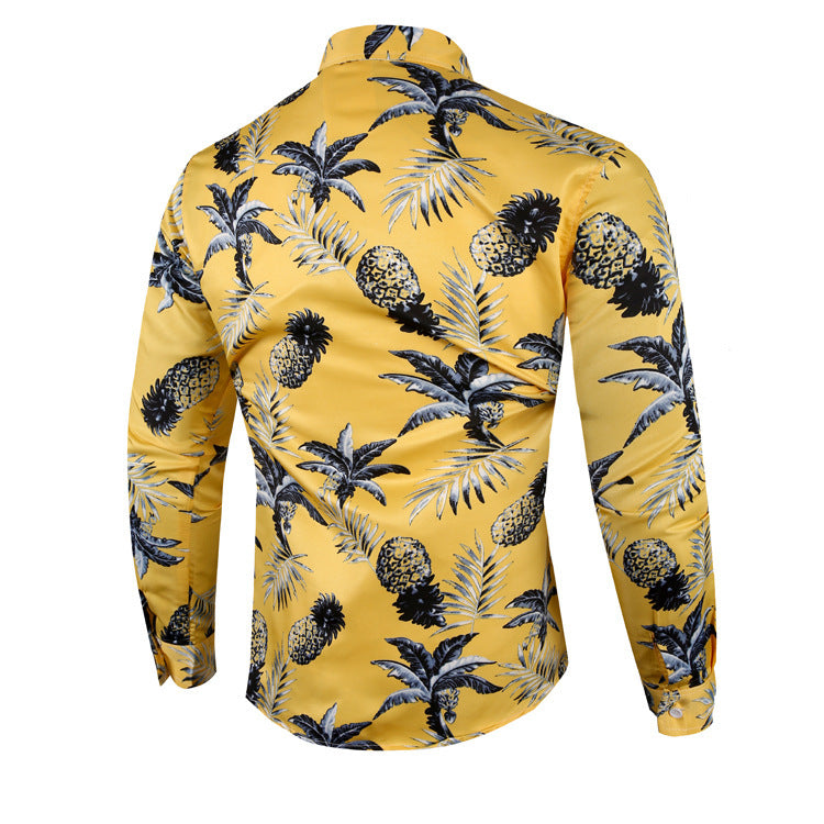 Hawaiian Men's Long Sleeve Shirt Men's Shirt