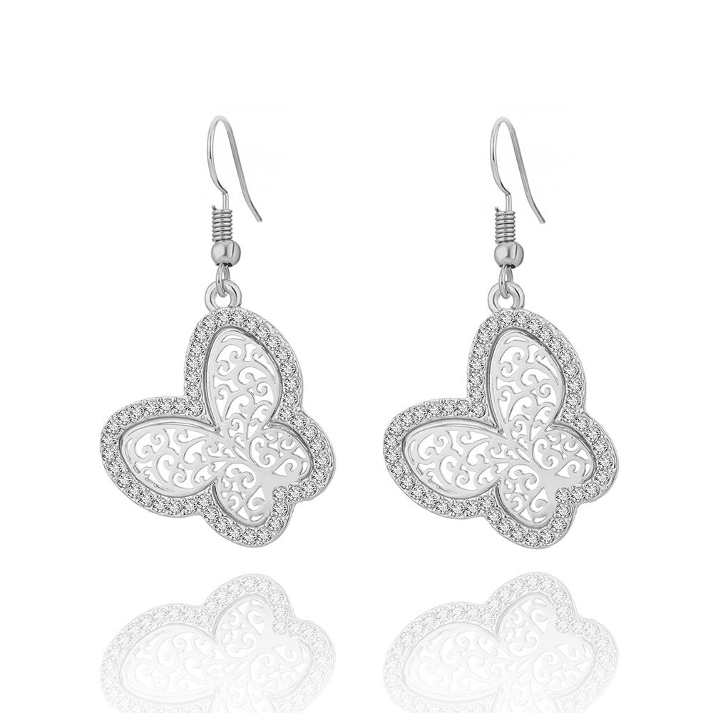 Earrings Butterfly Earrings New Earrings Women's All-match