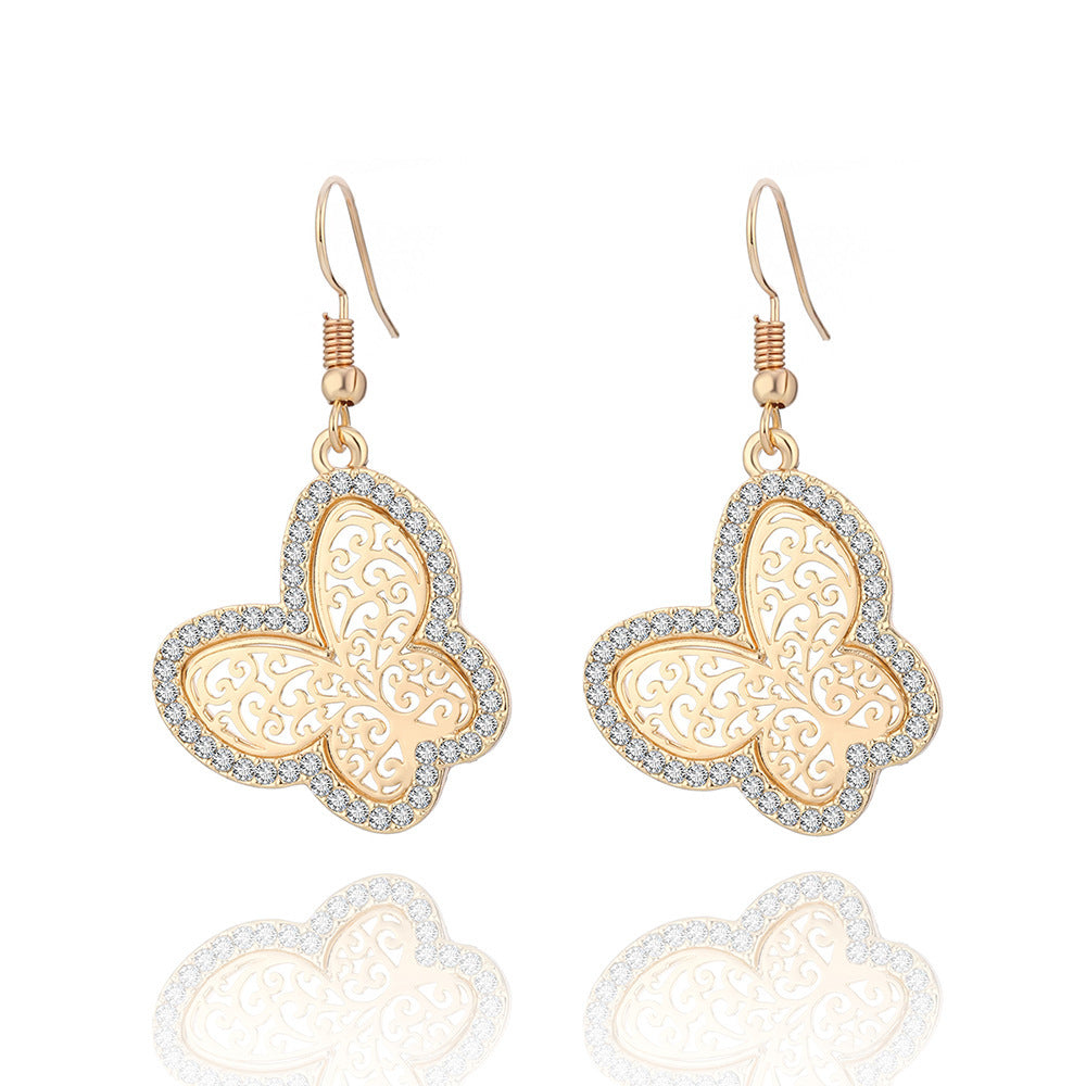 Earrings Butterfly Earrings New Earrings Women's All-match