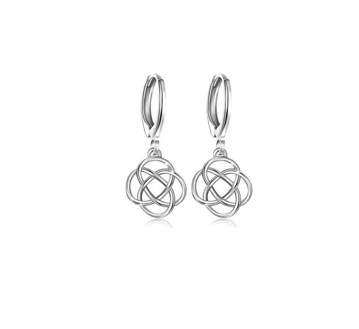 Simple earrings Celtic knot earrings