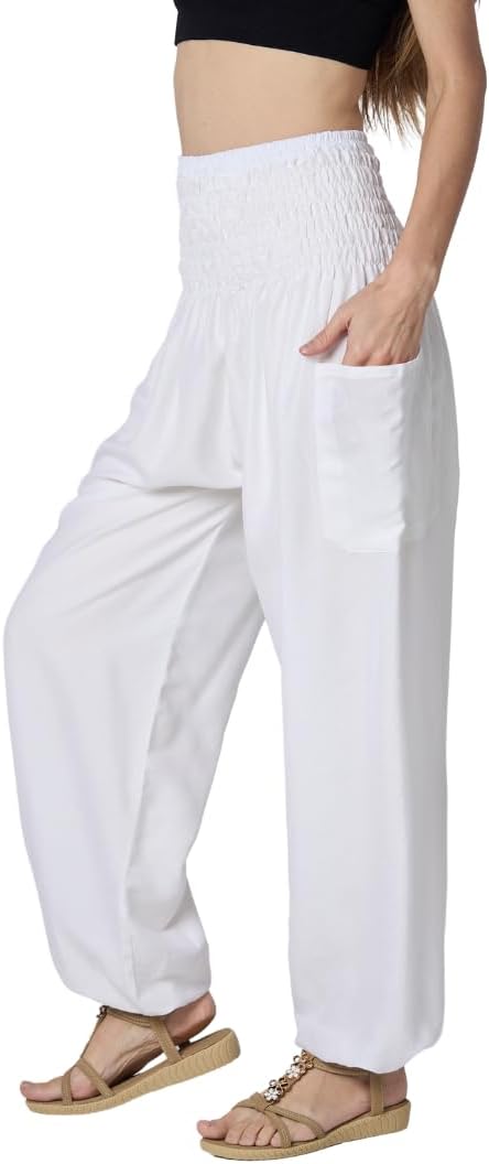 High-Waisted Boho Harem Yoga Pants for Women