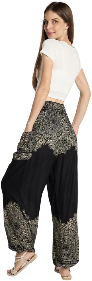 High-Waisted Boho Harem Yoga Pants for Women