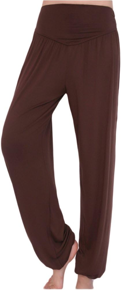 AvaCostume Womens Modal Cotton Soft Yoga Sports Dance Harem Pants