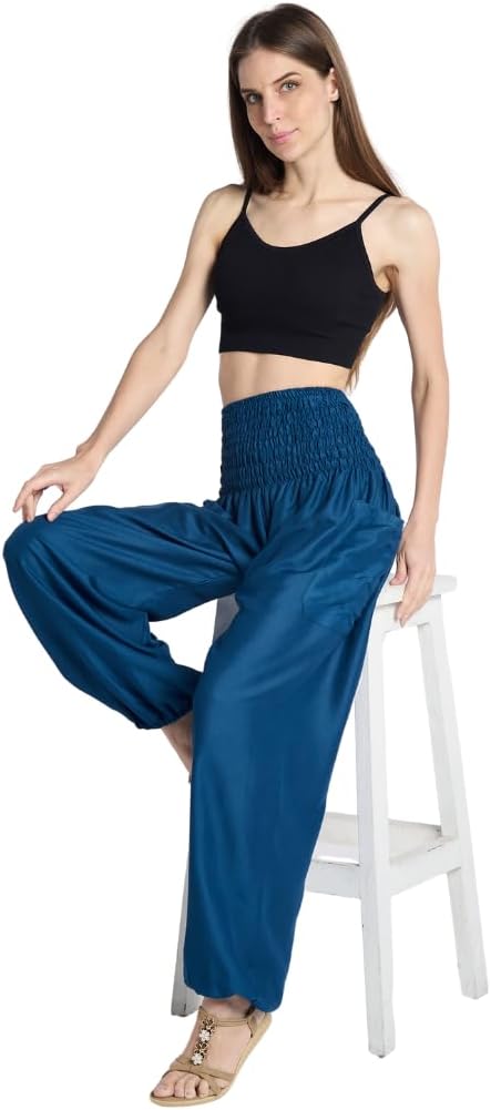 High-Waisted Boho Harem Yoga Pants for Women