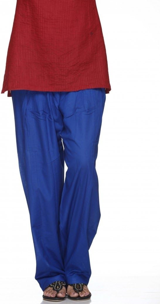 ladyline Plain Cotton Salwar Pants with Drawstring Closure Indian Baggy Pants for Women Yoga