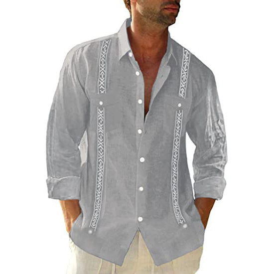 Men's Linen Shirt Abela Cuban Shirt