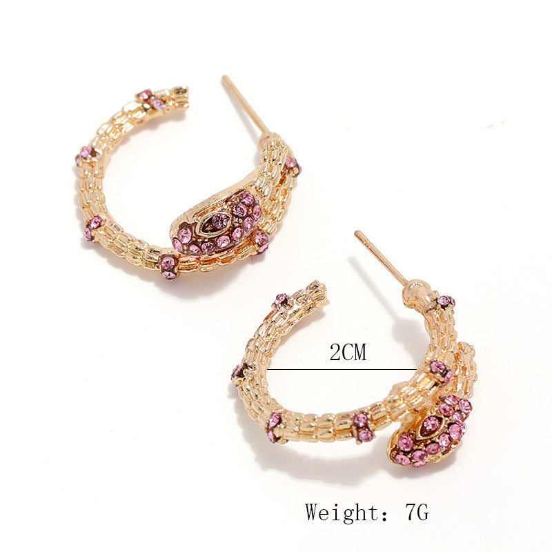 Snake Shape Personalized Earrings Earrings